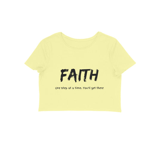 Faith Cropped T-shirt