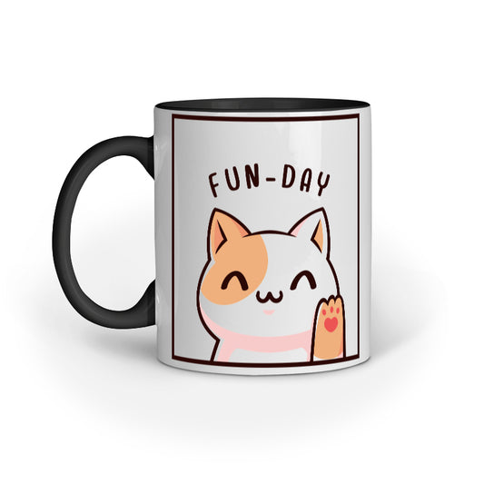 Fun-day Ceramic Mug 11 oz
