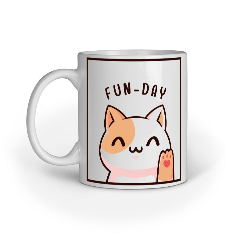 Fun-day Ceramic Mug 11 oz