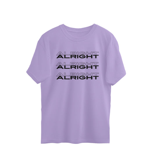 Alright Unisex Boxy Oversized T-shirt