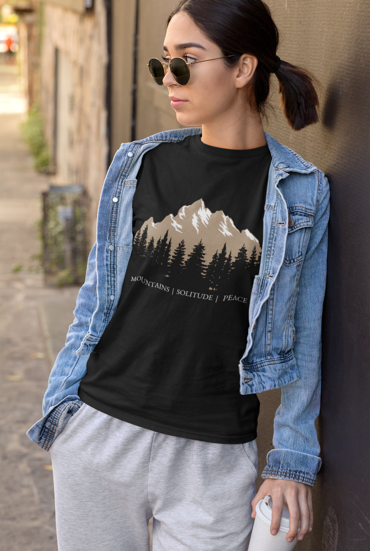 Mountains-Solitude-Peace Unisex T-shirt