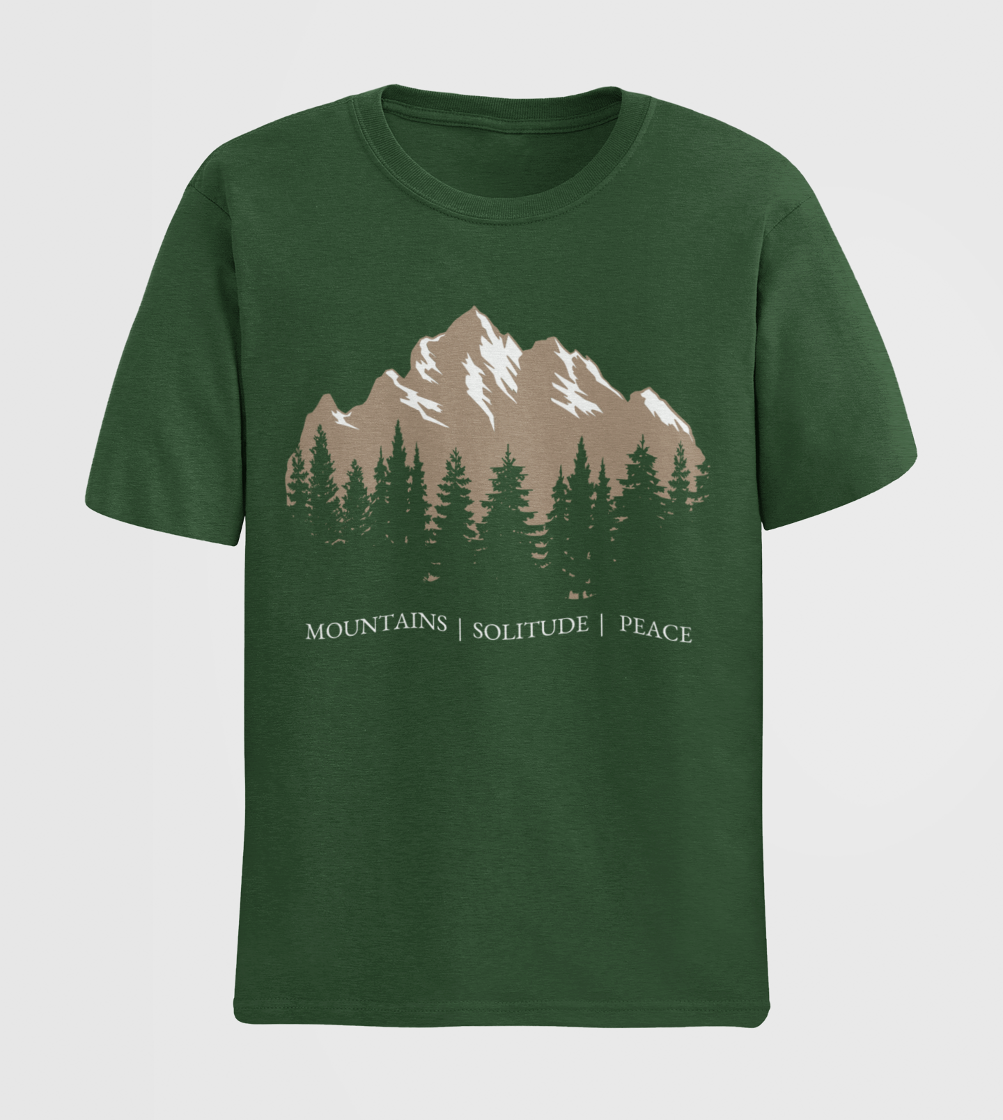 Mountains-Solitude-Peace Unisex T-shirt