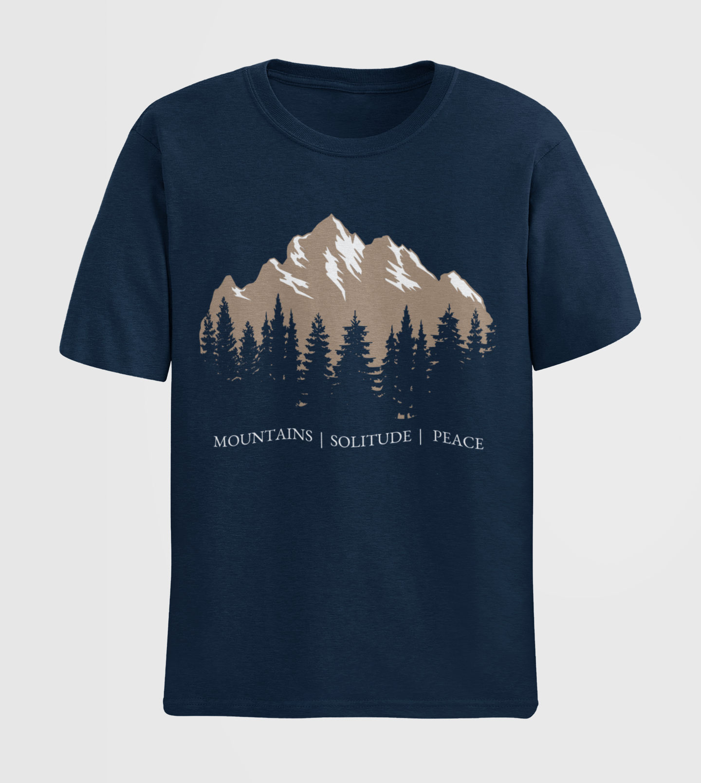 Mountains-Solitude-Peace Unisex T-shirt